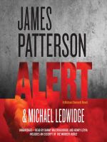 James Patterson - Alert  -  MP3 Audio Book on Disc
